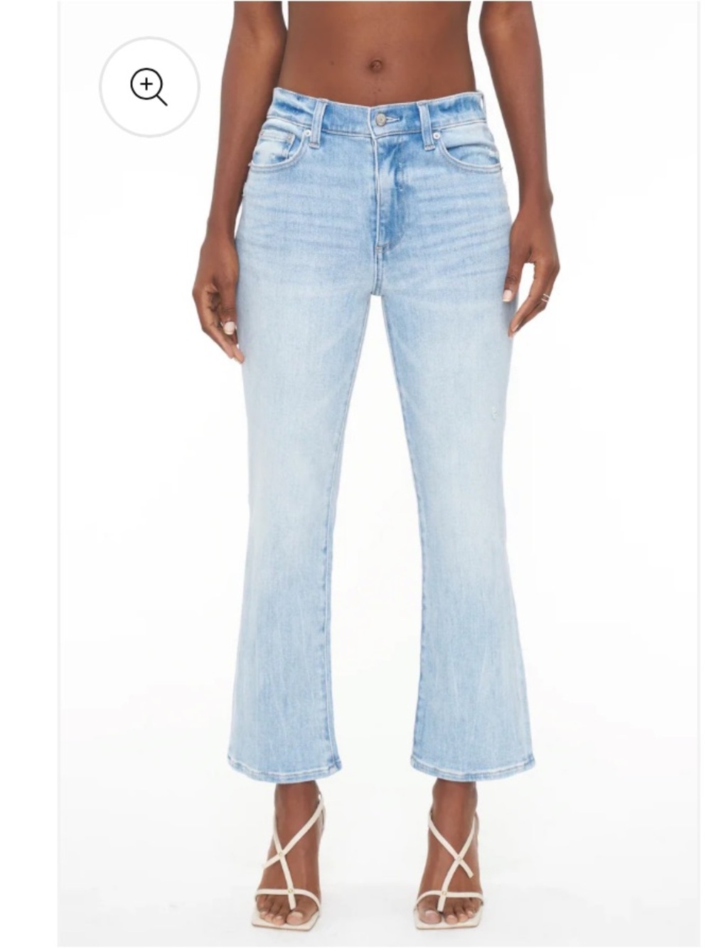 Pistola Lennon High-Rise Cropped Boot Jeans Topanga Vintage